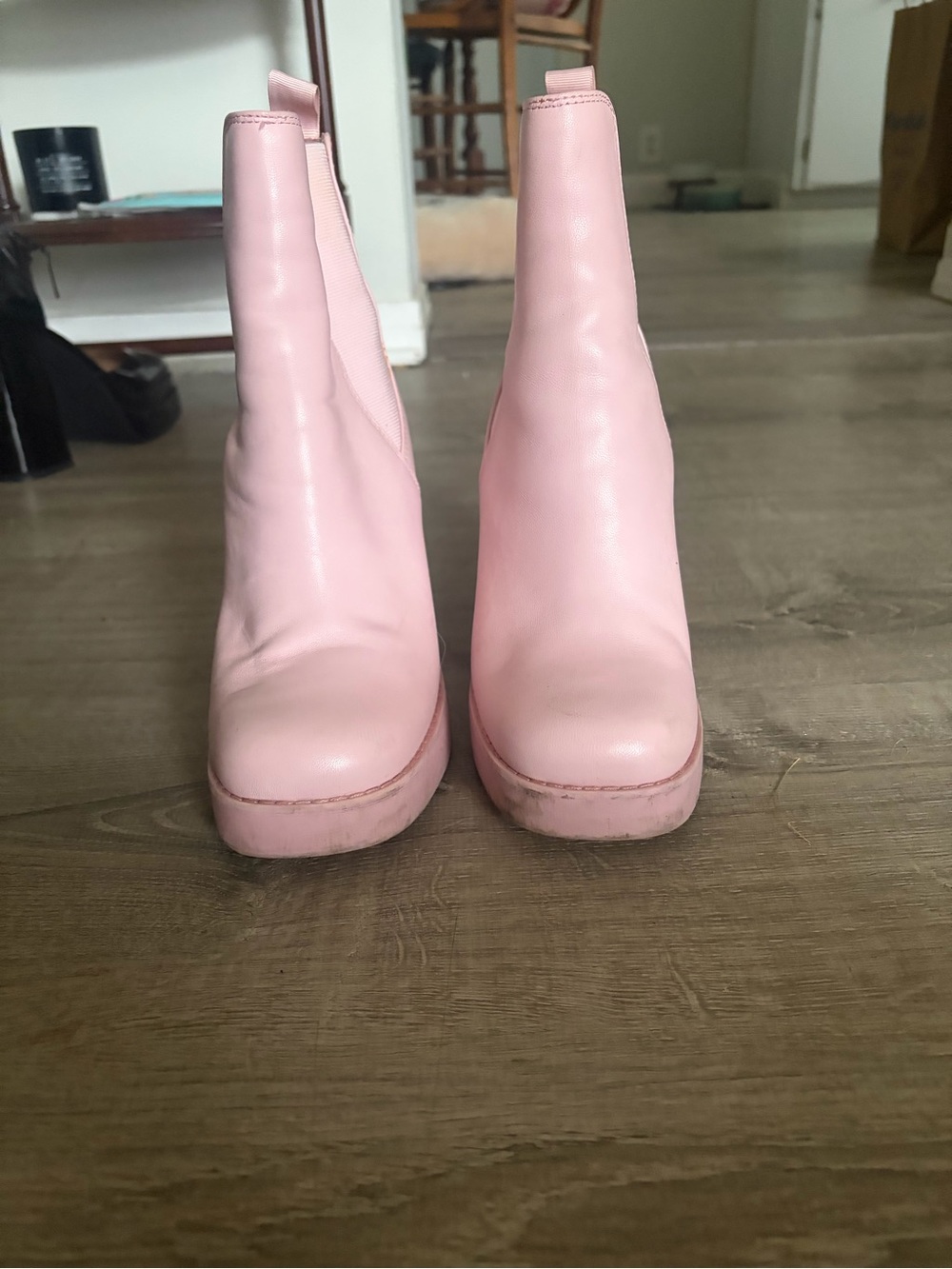 Pink Platform Boots - Picture 4 of 5
